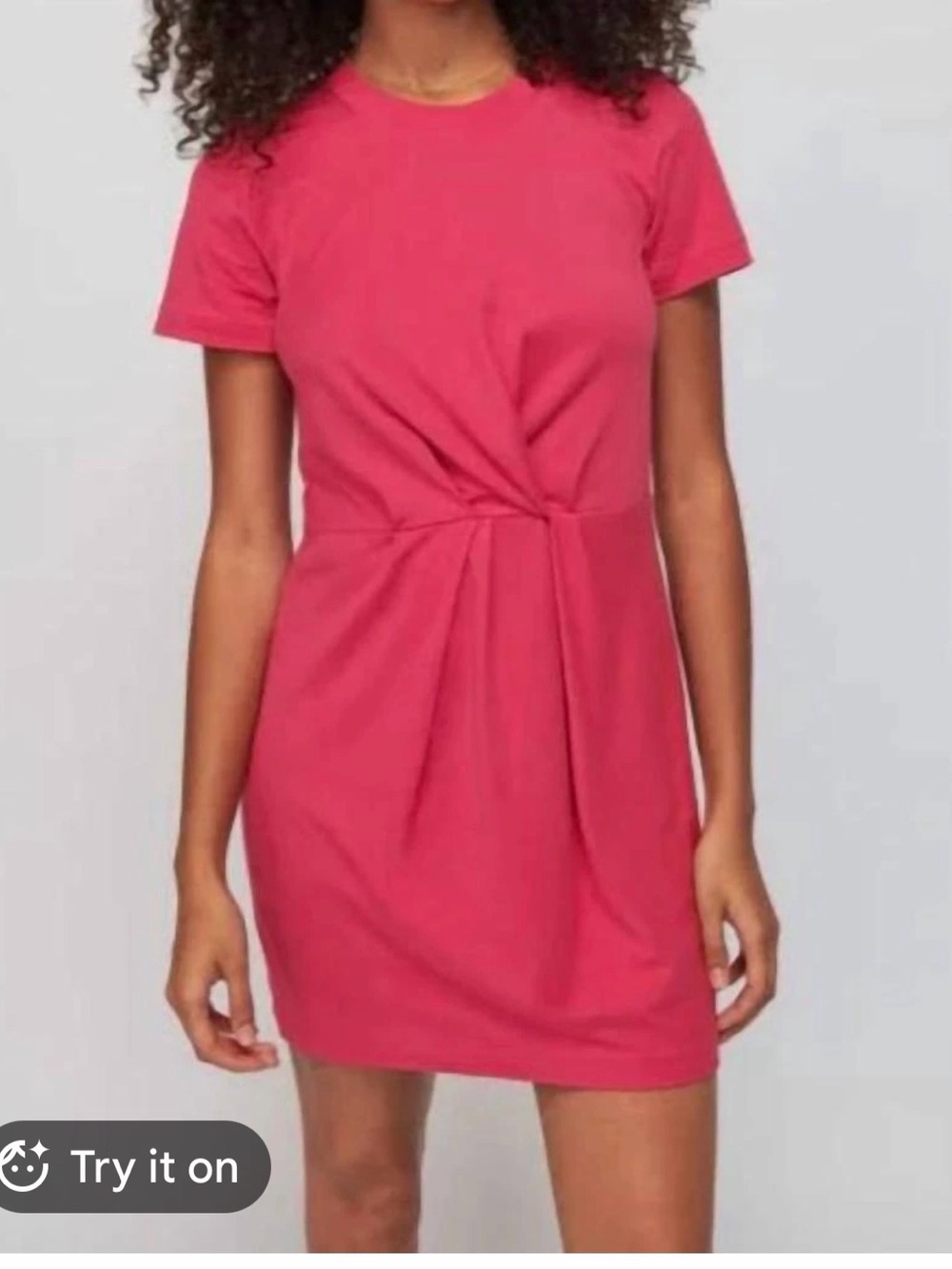 New With Tags Nation Ltd Fortuna Twisted T Shirt Dress Sz M